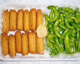 甘長とうがらしとゴボウ天の炊いたん作り方1写真