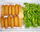 甘長とうがらしとゴボウ天の炊いたん作り方1写真