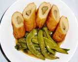 甘長とうがらしとゴボウ天の炊いたん作り方8写真