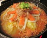 まるごとキャベツの入ったトマトうどん鍋♪作り方5写真