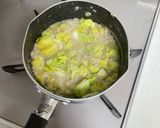 ヘルシー野菜どんどこオートミール雑炊作り方3写真