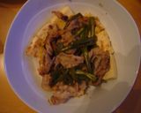 ゆず風味の豆腐豚ばら炒め作り方10写真