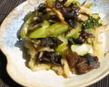 セロリときくらげの塩炒め作り方8写真
