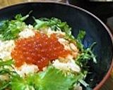 鮭といくらの香味おこわ作り方4写真