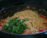 バジル香る❤トマトのパスタ作り方7写真