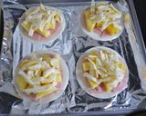 ☆餃子の皮で☆ハワイアンピザ☆。・。・作り方4写真