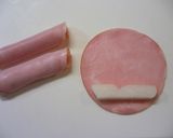 ロースハムの梨巻き❤ ～大葉ツナマヨで～作り方2写真