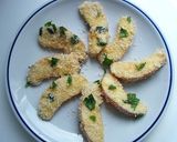 リンゴのバジル・パン粉焼き作り方1写真