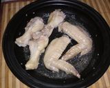 タジン鍋でシンプル蒸し鶏作り方3写真