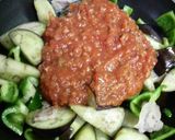 ナスとピーマンのミートソース炒め作り方4写真
