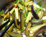 茄子と長芋とピーマンの炒め煮　カレー風味作り方5写真