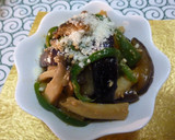 茄子と長芋とピーマンの炒め煮　カレー風味作り方7写真