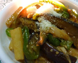 茄子と長芋とピーマンの炒め煮　カレー風味作り方8写真