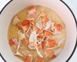 シンプルに、贅沢な【蟹飯】作り方2写真