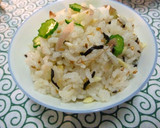 簡単☆みょうがと胡瓜と塩昆布の混ぜご飯作り方4写真
