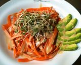 ロービーガンキャロットパスタ作り方4写真