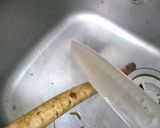 鶏肉とごぼうのコチュマヨ和え作り方2写真