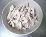 鶏肉とごぼうのコチュマヨ和え作り方5写真