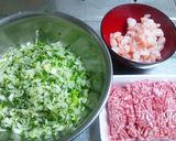 定番の♪海老入り餃子作り方1写真