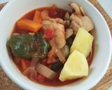 オイルなし☆ヘルシートマトのチキン煮込み作り方7写真