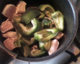 ピーマンと鶏肉作り方4写真