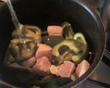 ピーマンと鶏肉作り方5写真