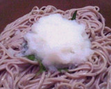 さっぱり涼食！ぶっかけ風の梅おろしそば作り方2写真