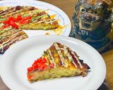 カリ熱ふわトロ白菜orキャベツお好み焼き作り方3写真