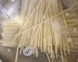 簡単　エリンギ豚肉和風パスタ作り方1写真