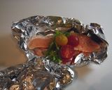 鮭の色どりホイル焼き作り方2写真