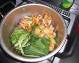 小松菜・油揚げ・やまなめのさっと煮作り方3写真