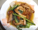 小松菜・油揚げ・やまなめのさっと煮作り方4写真