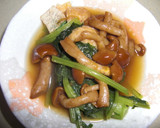 小松菜・油揚げ・やまなめのさっと煮作り方4写真