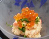 山芋とカニのサラダ　イクラのせ作り方4写真