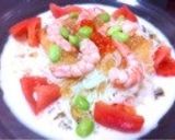えびと枝豆のコンソメジュレカッペリーニ風作り方10写真