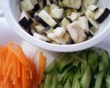 ヘルシー♪ナスの鶏肉味噌☆ジャージャー麺作り方2写真