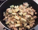 ヘルシー♪ナスの鶏肉味噌☆ジャージャー麺作り方4写真