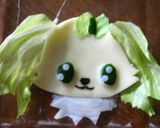 【キャラ弁】ジュエルペットのペリドット作り方6写真