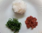 カリカリお揚げと彩り薬味の卵かけごはん作り方2写真