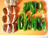 ピーマンと椎茸のガーリック炒め作り方1写真