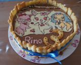 キャラデコケーキ☆チョコペン作り方5写真