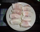 放射性物質除去料理りんごの豚肉巻き作り方2写真