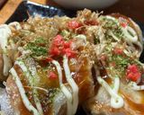 たこ焼きの焼きライスペーパー巻き(?)作り方5写真