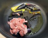 ワンパン！豚肉と茄子の和風高菜パスタ作り方2写真