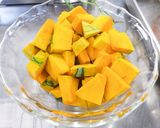 かぼちゃとれんこんのきな粉和え作り方1写真