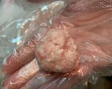 冷凍保存🐥かさまし鶏ひき肉だんご作り方2写真