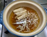 鮪 中トロ切り落としでねぎま鍋 締めはラーメン作り方4写真