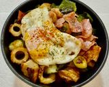 節約爆弾！うま塩ドレで！炒めピーマン胡瓜ちくわ丼作り方9写真