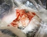 味噌あじ椎茸ネギ豚の焼き春巻き作り方2写真