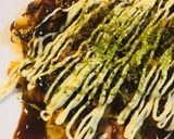 かきあげをつかったお好み焼き作り方4写真
